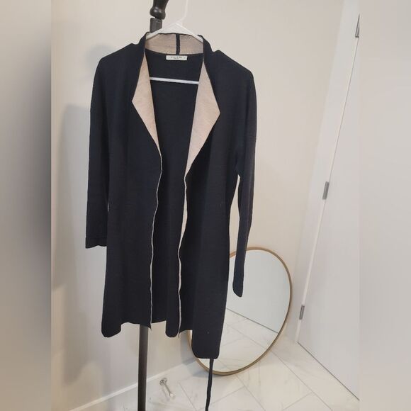 M.M.Lafleur Women's O'Keeffe Two Toned Sweater Cardigan Small - Picture 1 of 8